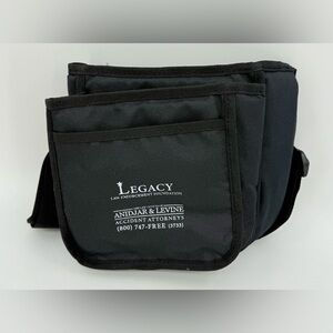 Skeet Clay Trap Shell Bag Black Nylon w/Belt Padded w/ Logo Unbranded NEW NWOT